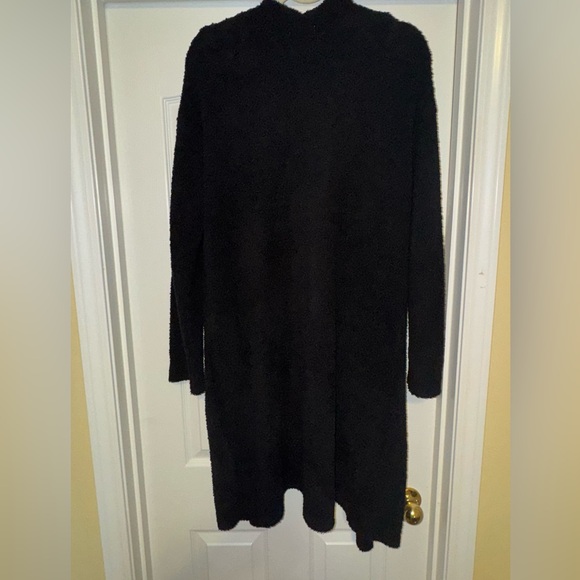 Thread & Supply Black Long Teddy Bear Cardigan size XL - Picture 5 of 5